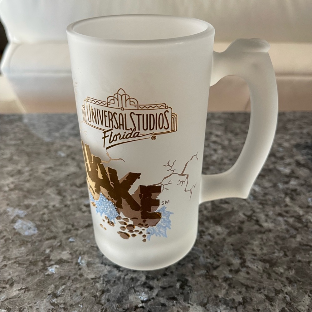 Universal Studios Earthquake Frosted Mug - Vintage
